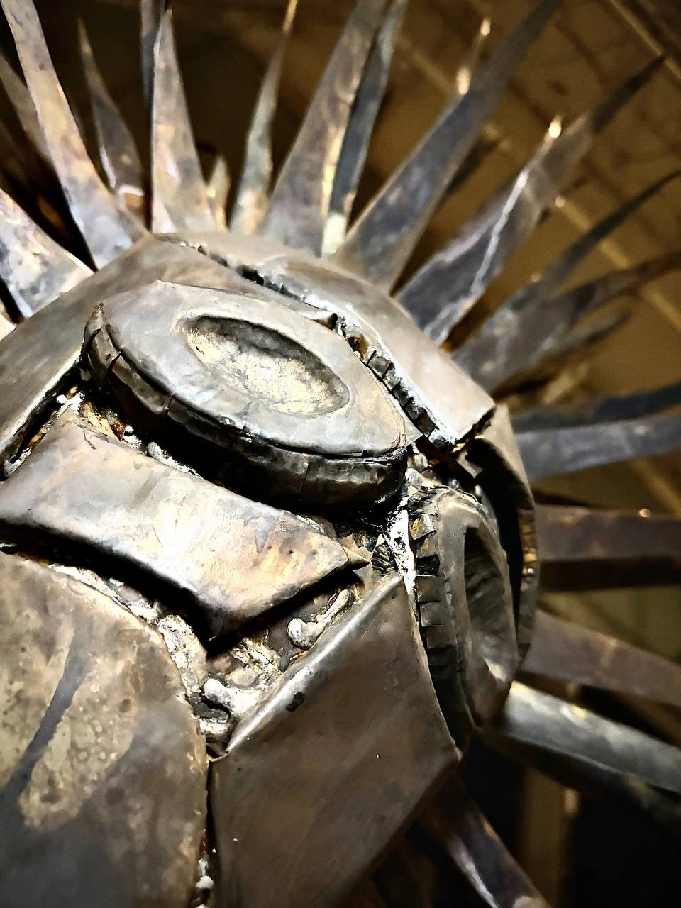 Brass sculpture «The inevitable loss of hope for the sake of unattainable lives», image 9